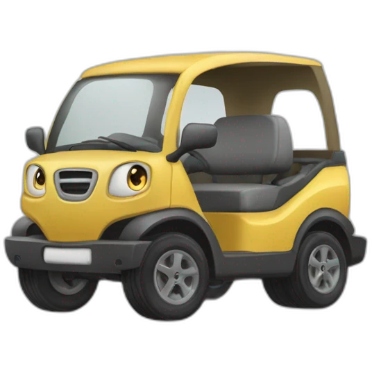Мальчик и автомобиль emoji