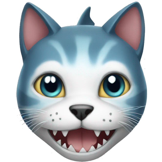 shark cat  emoji