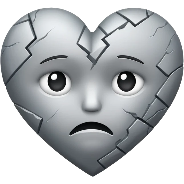 Sad heart  emoji