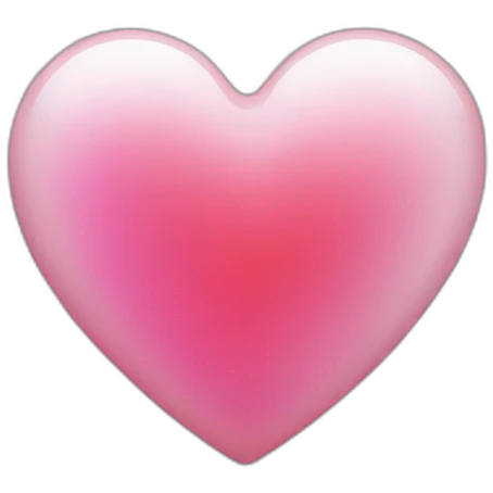 transparent heart emoji
