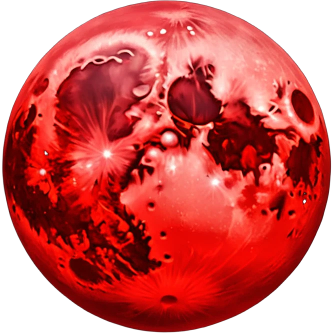 RED MOON  emoji
