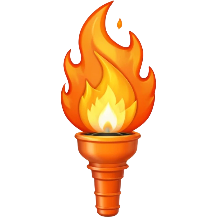 flame torch emoji