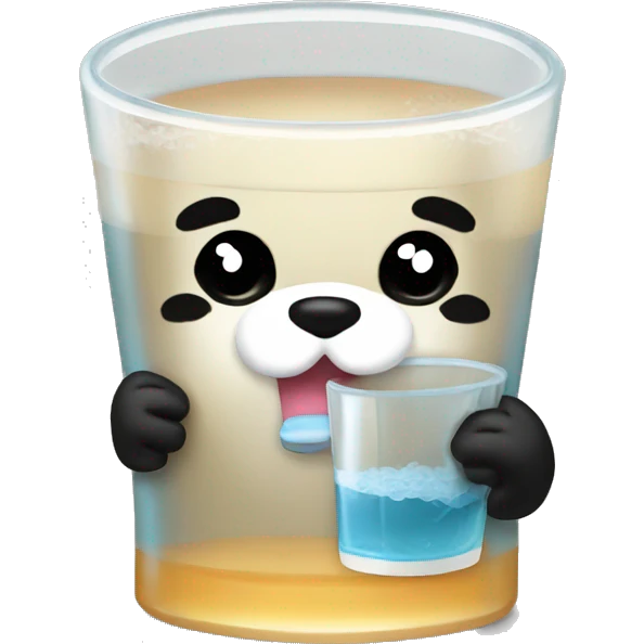 tee drink panda emoji