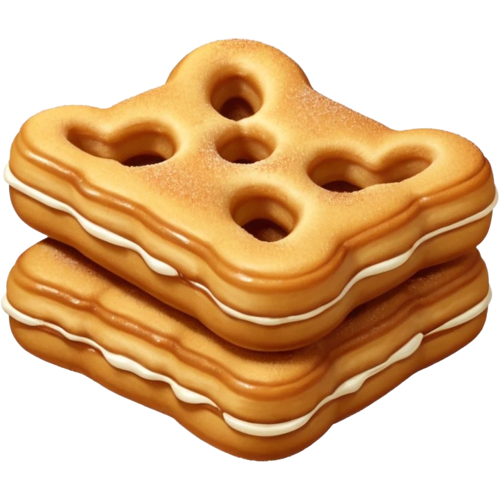 Galleta de churro rellena de dulce de leche  emoji