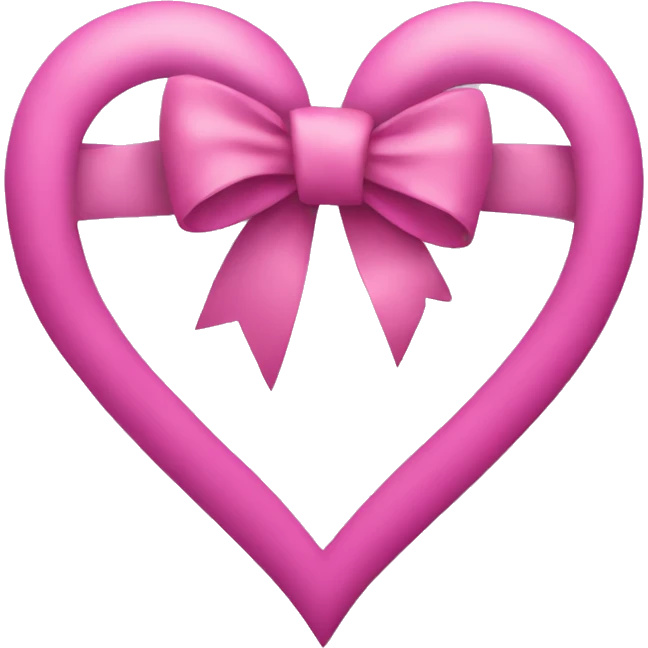 Heart with bows emoji