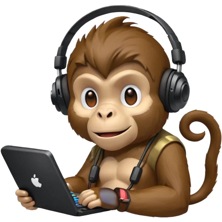 Gaming monkey emoji