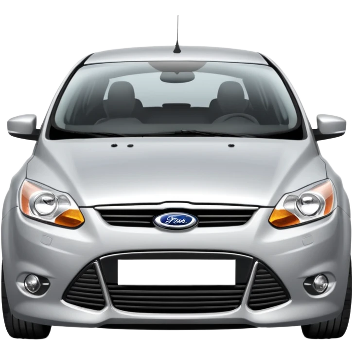 Ford Focus MK2 car front view emoji