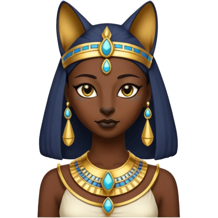 Bastet from Egyptian Gods emoji