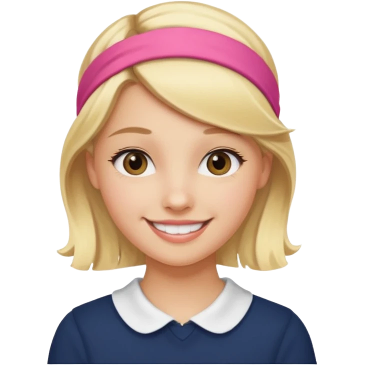 Preppy girl emoji