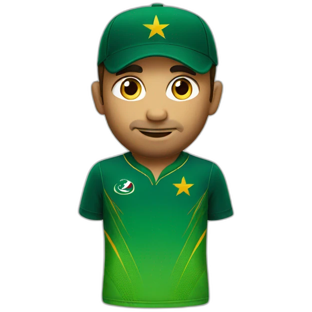 pakistan cricket jersey emoji