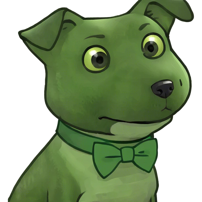 A little dog emoji
