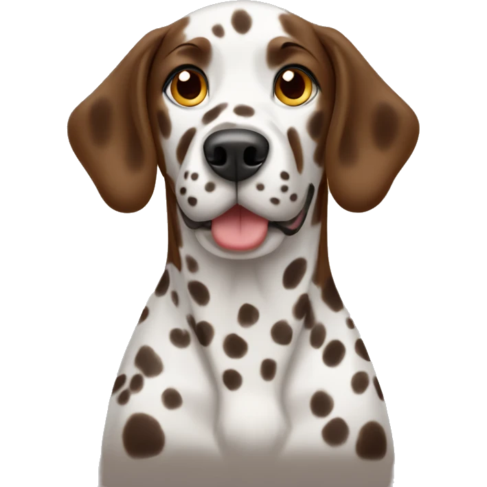 Brown Dalmatian  emoji