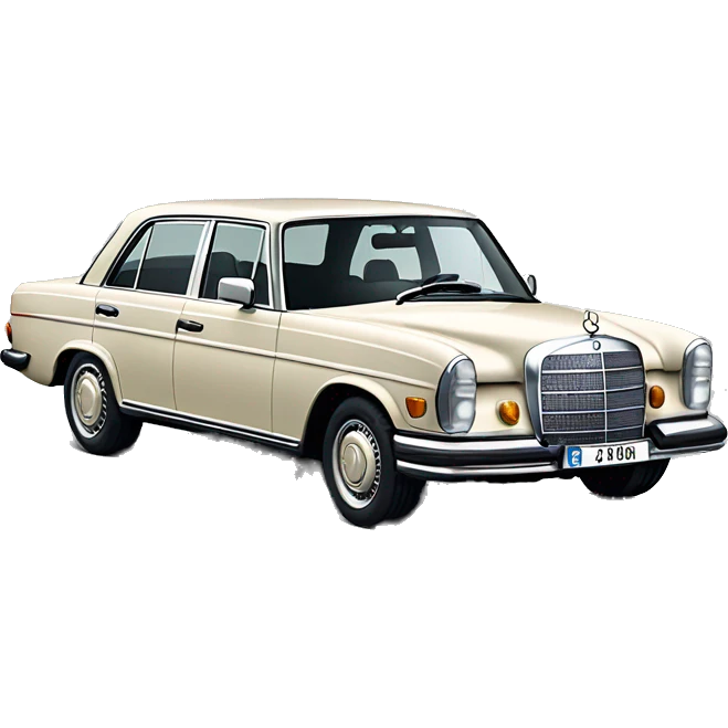 Mercedes 280SE emoji