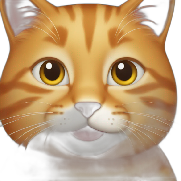 Ginger Cat smiling emoji