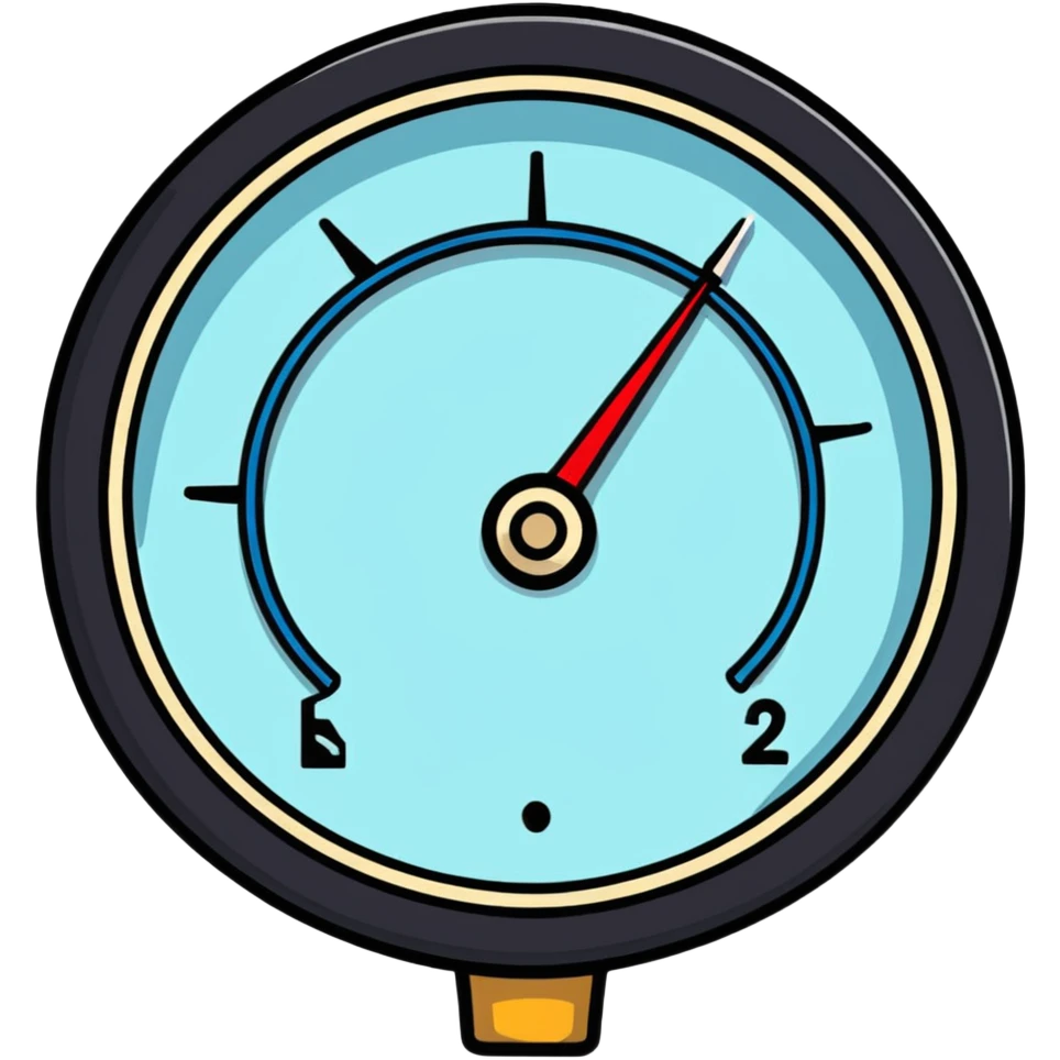 cracked pressure gauge emoji