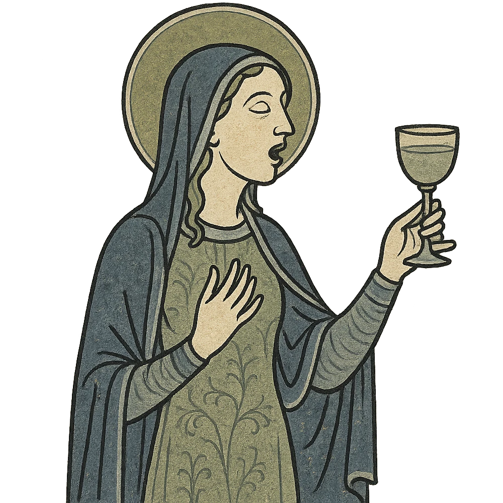 woman singing with wine glass in her hand emoji