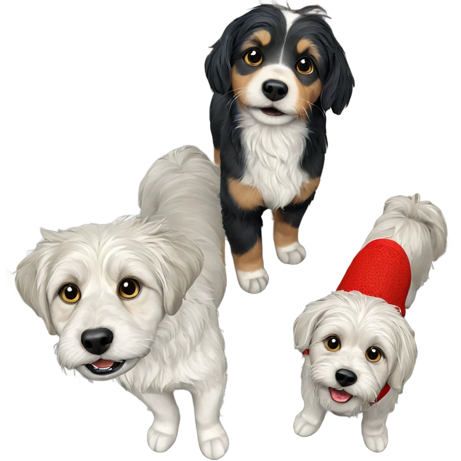 realistic dog portrait closeup emoji