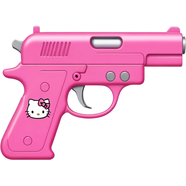 Hello kitty gun  emoji