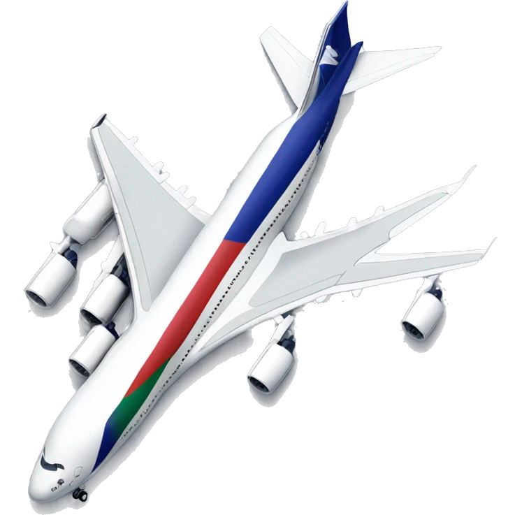 a380 airplane in malév hungarian airlines livery emoji