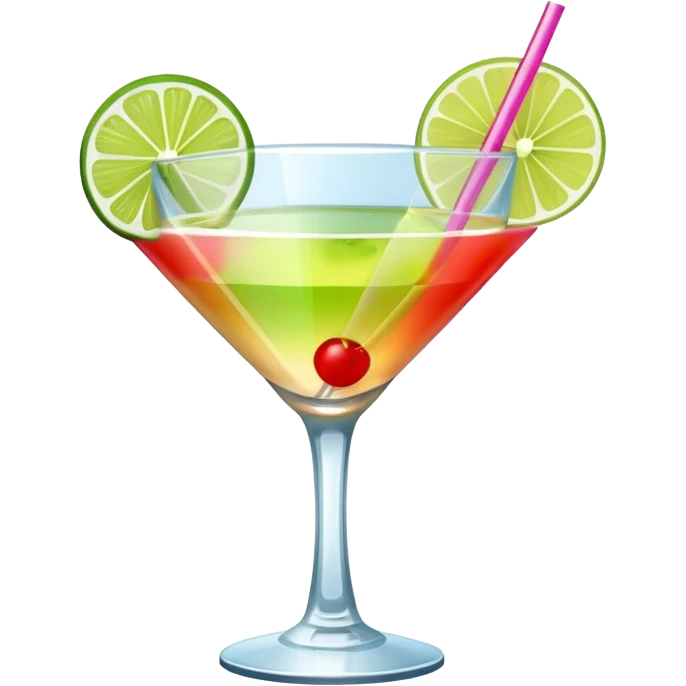 Chat with a cocktail emoji