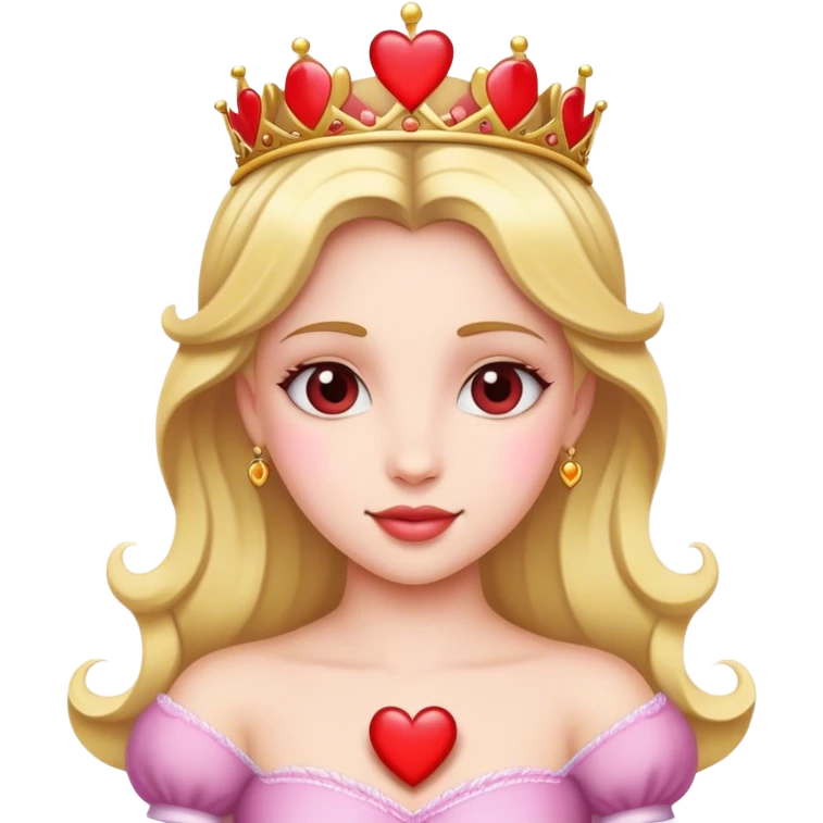 Princess and heart emoji