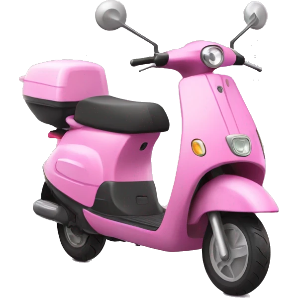 Pink electric scooter emoji