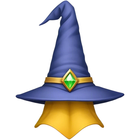 wizard hat yellow emoji