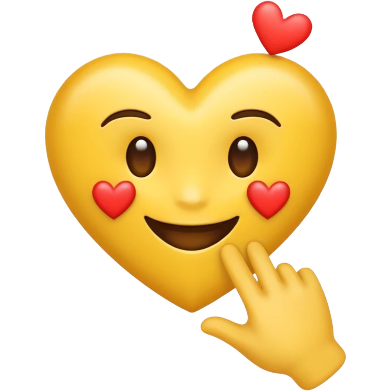 Un emoji haciendo un gesto del fan emoji