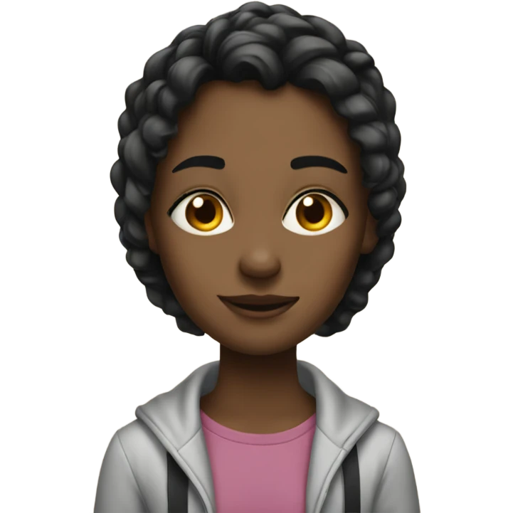 girl is addicted with mobil emoji