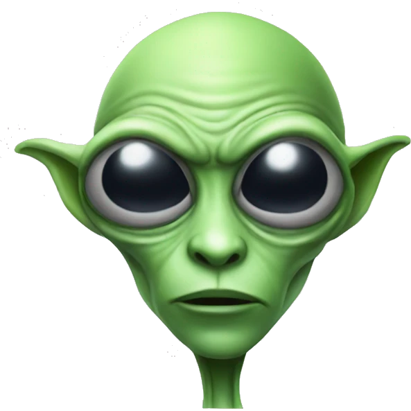 Cool alien emoji