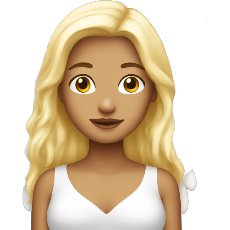Blonde angel  emoji