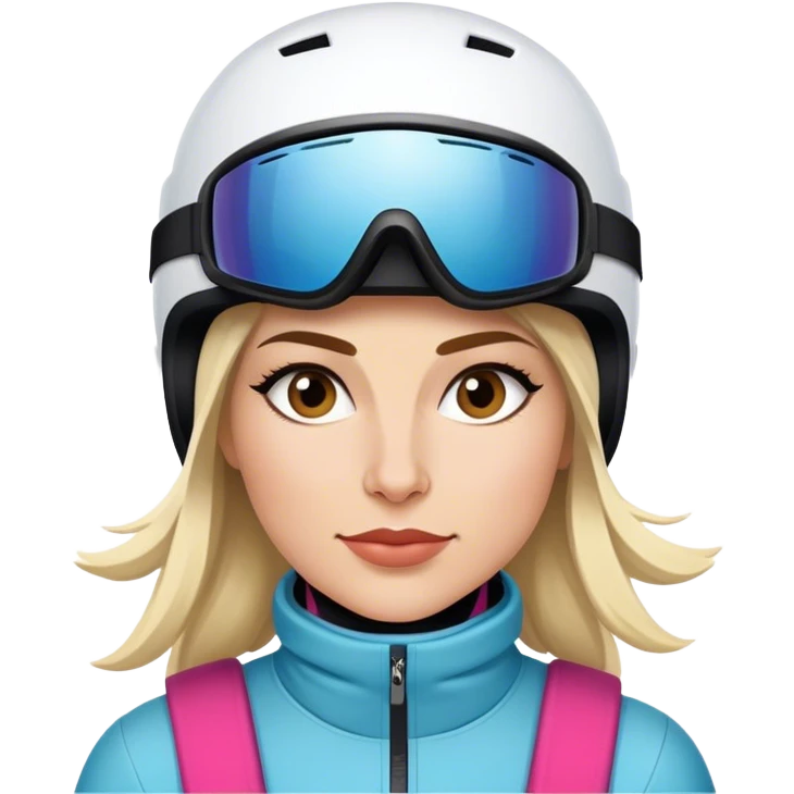 Ski Stephanie Venier downhill emoji