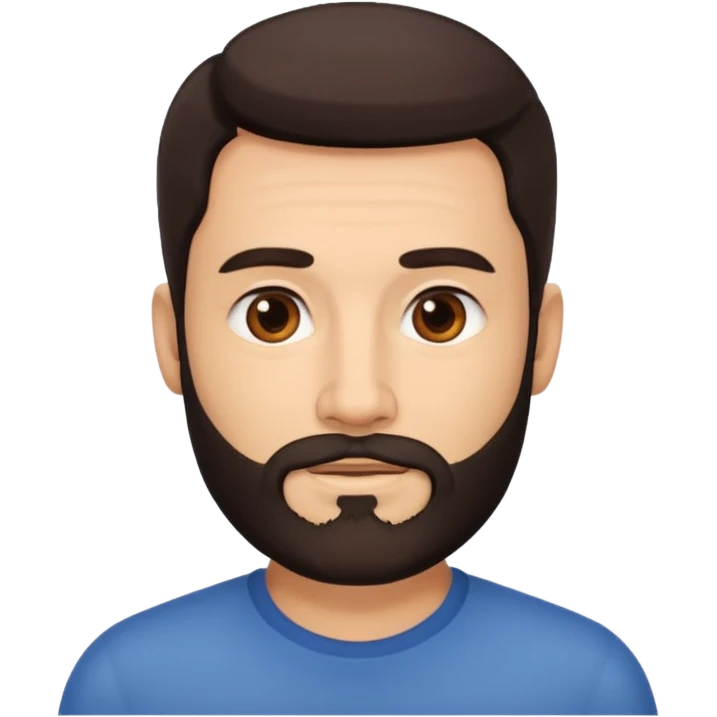 men without winkles with beard emoji