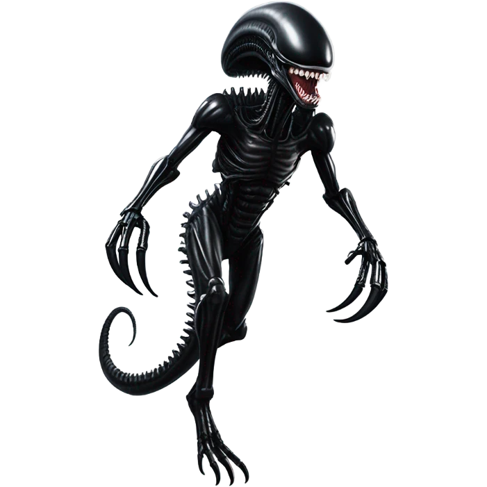 Xenomorph jumproping emoji