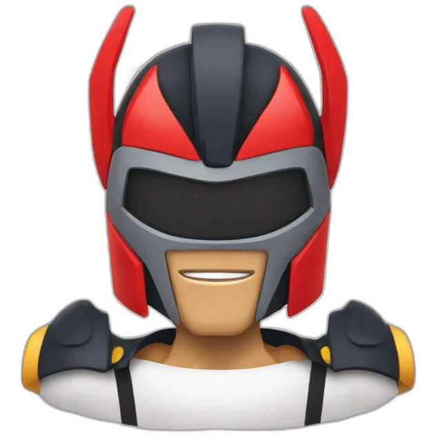 Goldorak qui fait coucou emoji