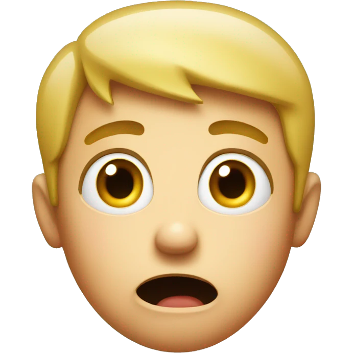 Shocked face emoji