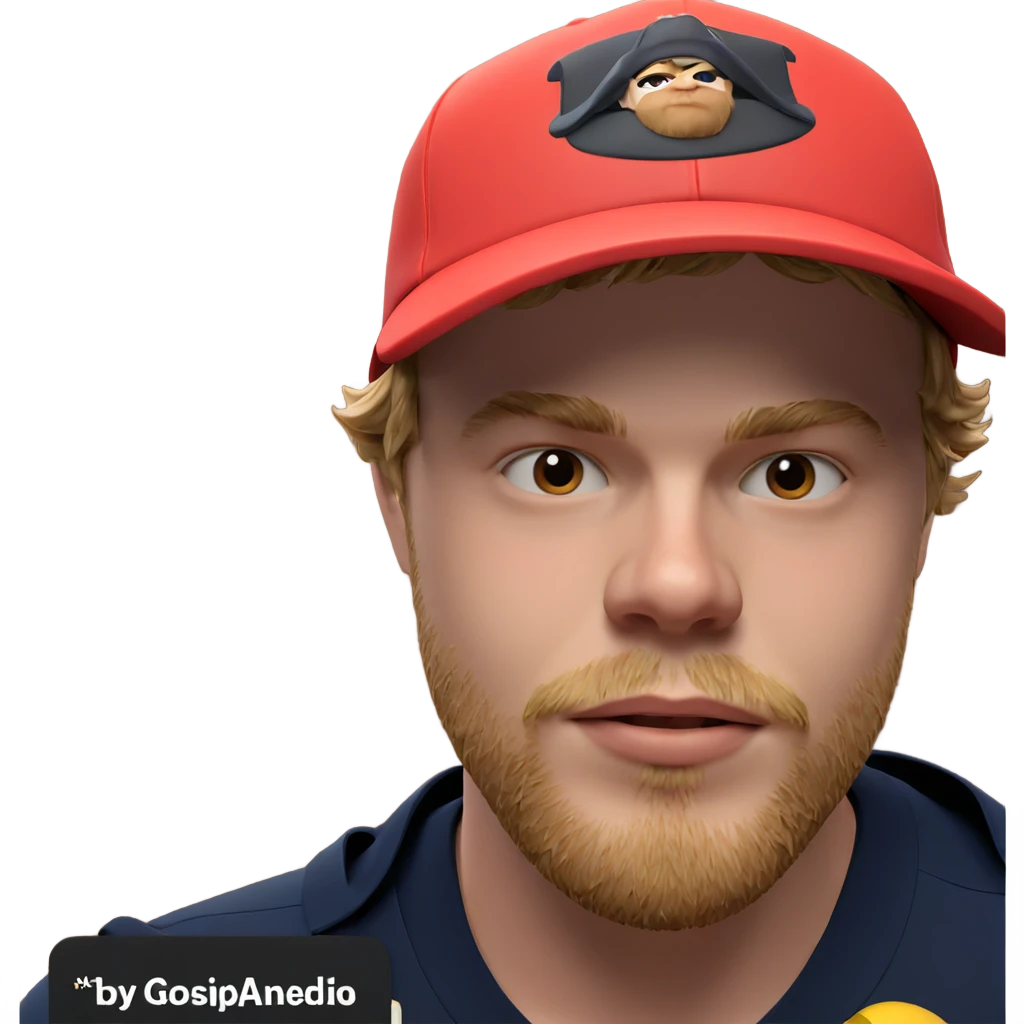bearded boy in baseball cap emoji