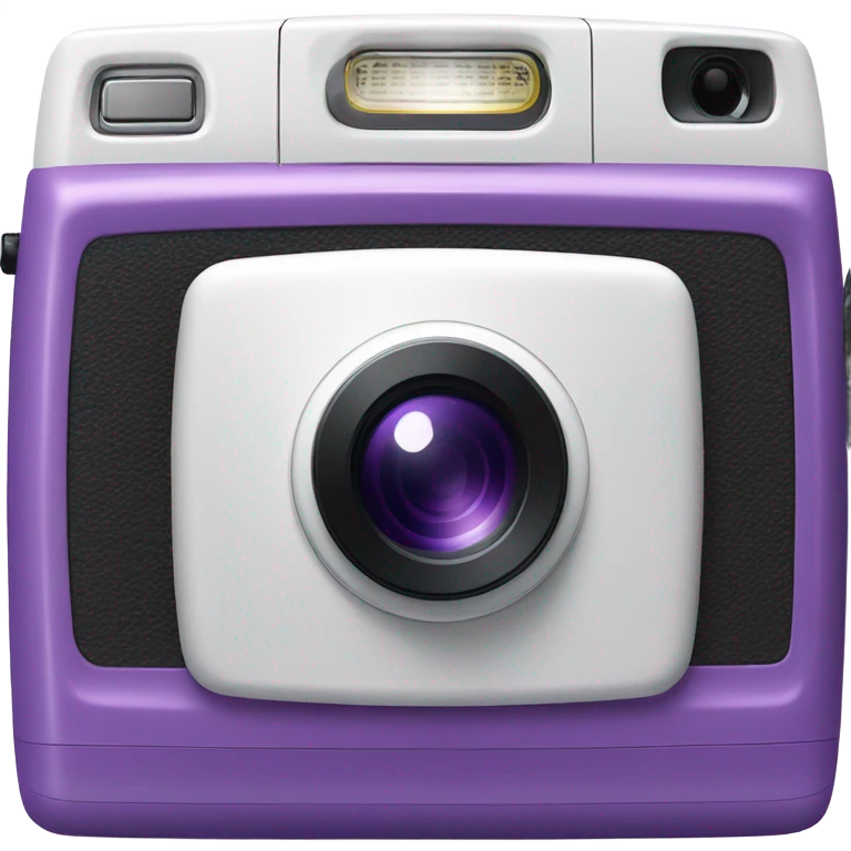Purple instax emoji