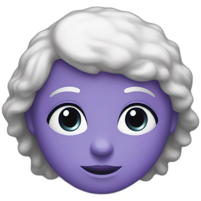 Chat violet emoji