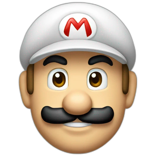 mario bross blanco emoji