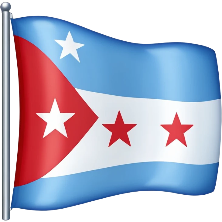 Chicago flag emoji