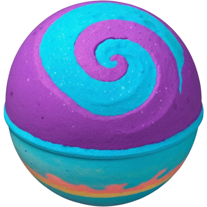 lush intergalactic bath bomb emoji