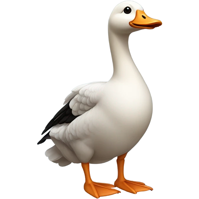 goose with dog body emoji