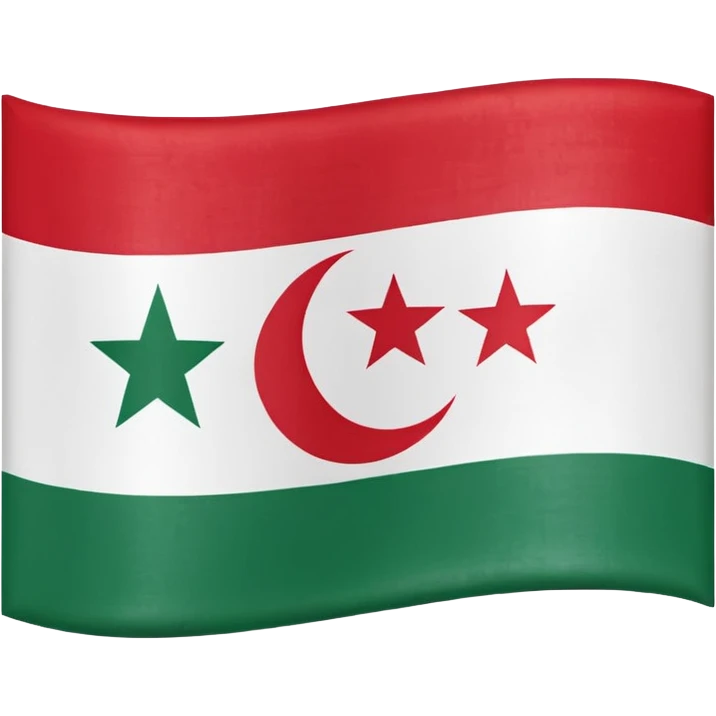 The flag of Awdal state in somaliland emoji