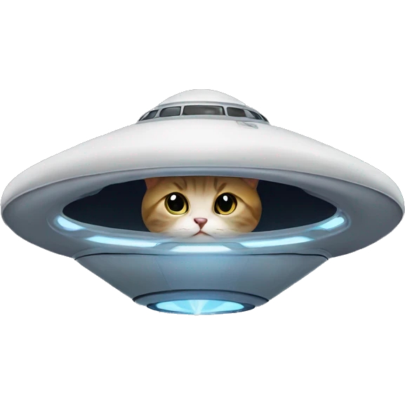 cat in a ufo emoji