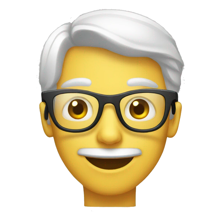 Chat avec des Lunette  emoji