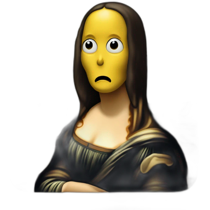 monalisa the scream emoji