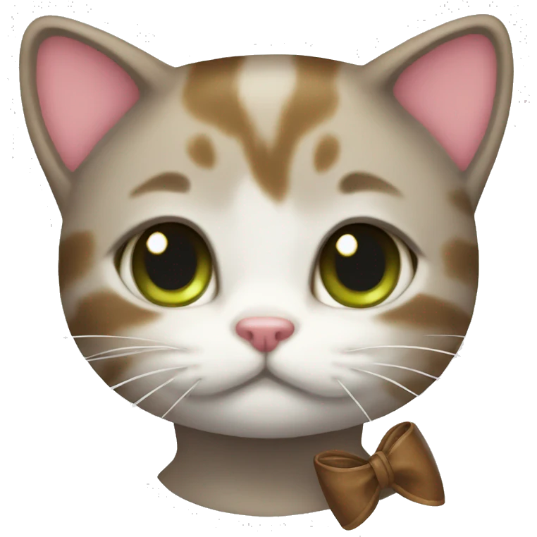 Kitty bow emoji