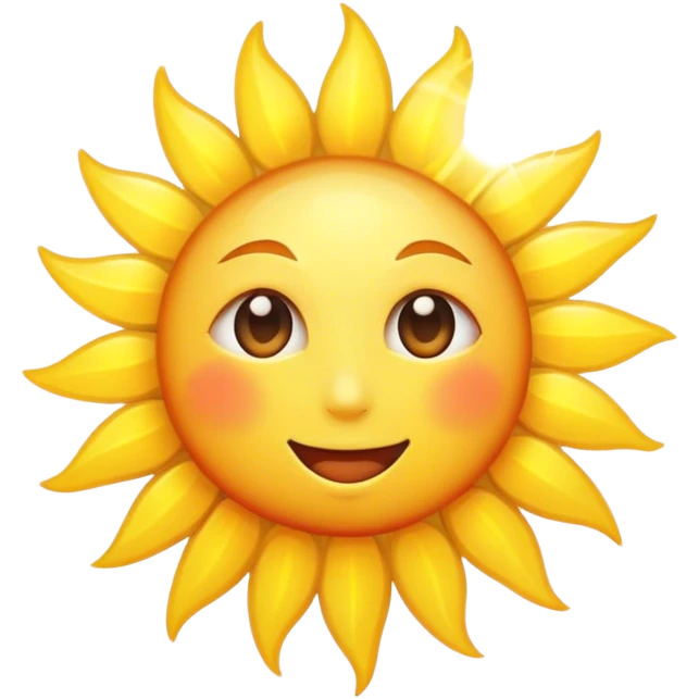 Sun nice emoji