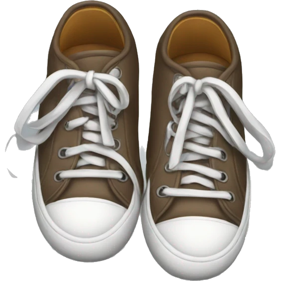 Untied shoes emoji
